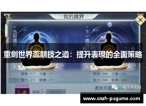 重劍世界盃競技之道:提升表現的全面策略 重劍世界盃競技之道:提升表現的全面策略